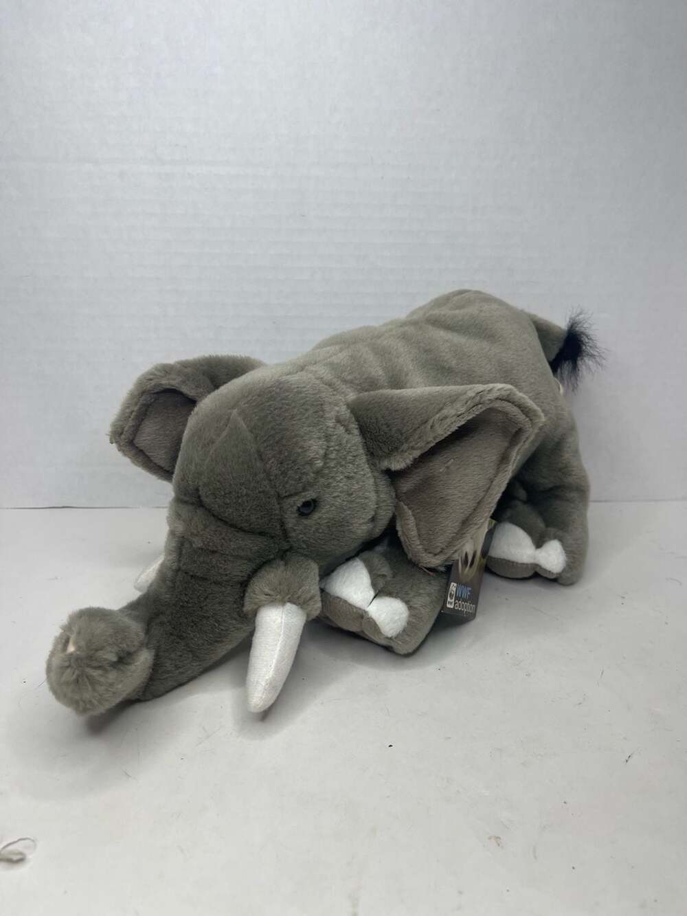 Wild Republic WWF Adoption Series Gray Elephant Plush Stuffed Animal